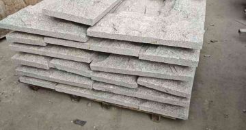 衡水芝麻白蘑菇石，自然面