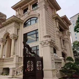 衡水黄金麻别墅外墙异形定制
