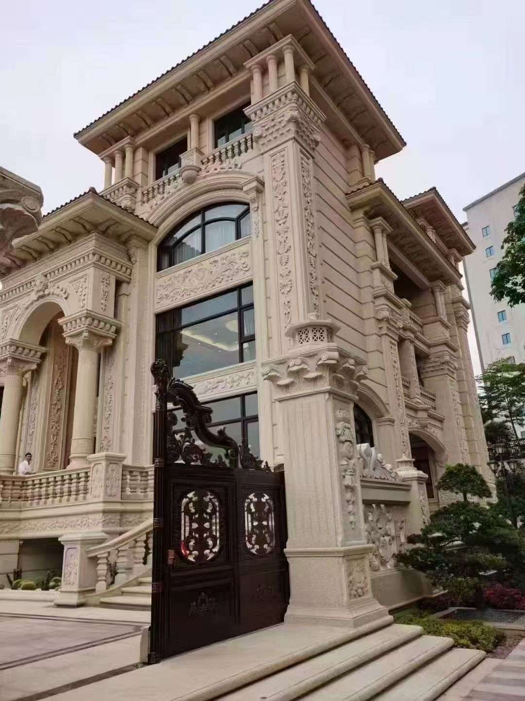 衡水黄金麻别墅外墙异形定制